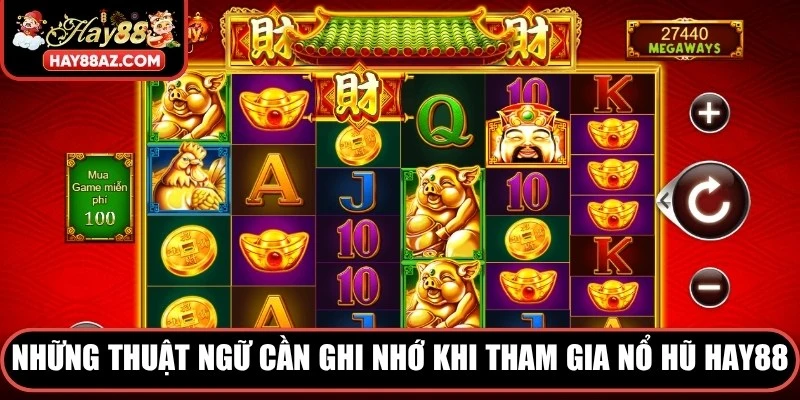 Những thuật ngữ cần ghi nhớ khi tham gia Nổ Hũ HAY88